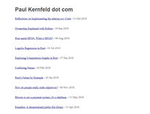 Tablet Screenshot of paulkernfeld.com